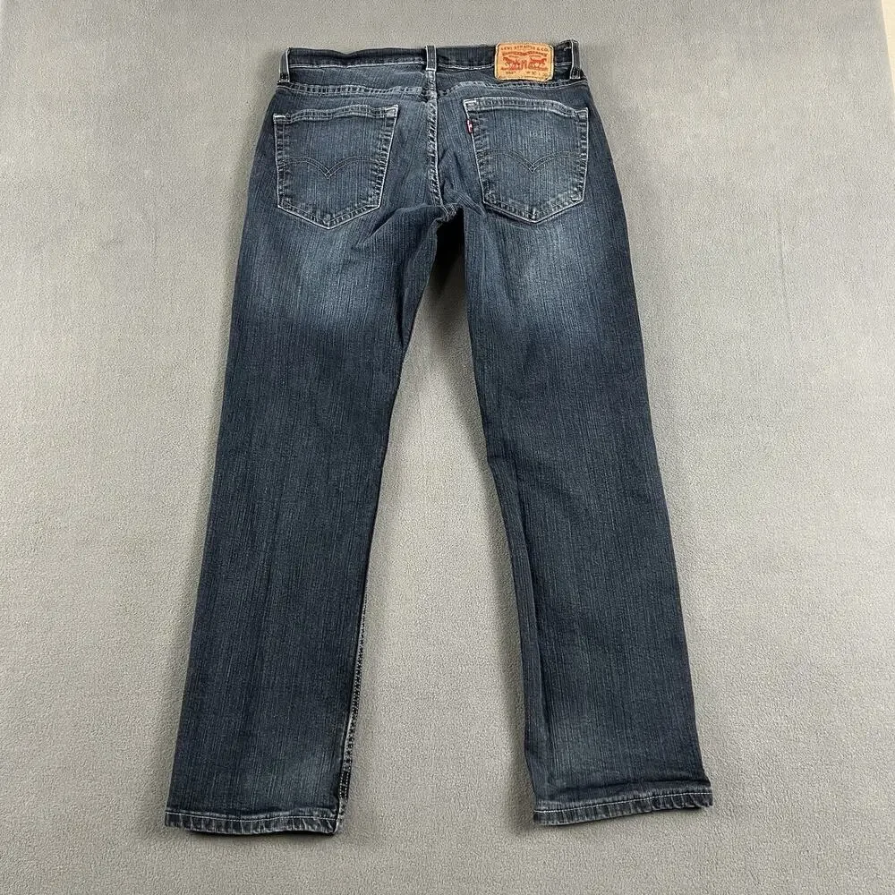 Levis 559 Jeans Mens 30x30 Blue Straight Fit Grunge Rocker Casual Workwear Denim
